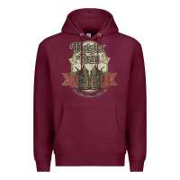 Burgundy meister brau 1891, beer Premium Hoodie - SnappyArt