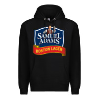 Black samuel adams Premium Hoodie - SnappyArt