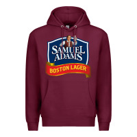 Burgundy samuel adams Premium Hoodie - SnappyArt