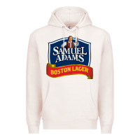 Pale Pink samuel adams Premium Hoodie - SnappyArt