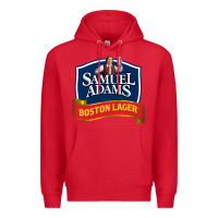Red samuel adams Premium Hoodie - SnappyArt