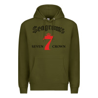 Army Green Seagrams 7 Bk 1.png Premium Hoodie - SnappyArt