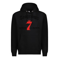 Black Seagrams 7 Bk 1.png Premium Hoodie - SnappyArt