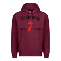 Burgundy Seagrams 7 Bk 1.png Premium Hoodie - SnappyArt