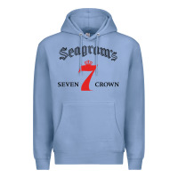 Colony Blue Seagrams 7 Bk 1.png Premium Hoodie - SnappyArt