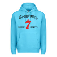 Ocean Blue Seagrams 7 Bk 1.png Premium Hoodie - SnappyArt