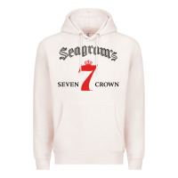 Pale Pink Seagrams 7 Bk 1.png Premium Hoodie - SnappyArt