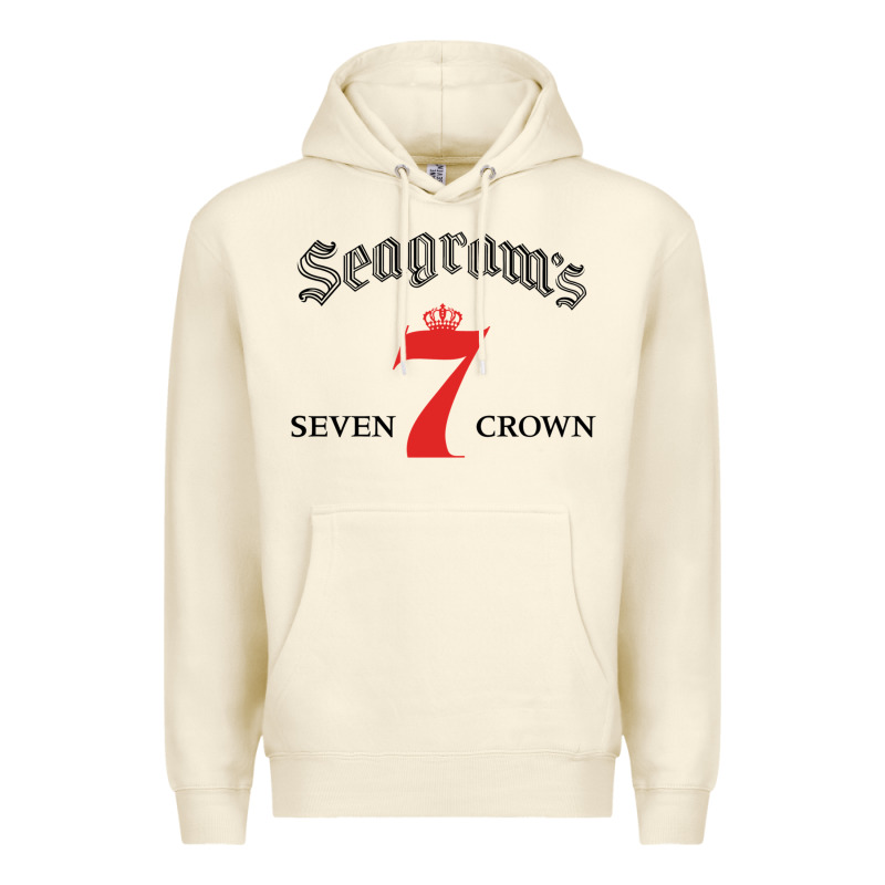 Seagrams 7 Bk 1.png Premium Hoodie by SnappyArt | Teevron