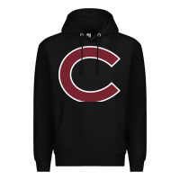 Black colgate vintage Premium Hoodie - SnappyArt