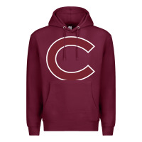 Burgundy colgate vintage Premium Hoodie - SnappyArt