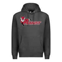 Charcoal Heather cool,marist,red,foxes Premium Hoodie - SnappyArt