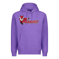Purple cool,marist,red,foxes Premium Hoodie - SnappyArt