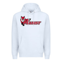 White cool,marist,red,foxes Premium Hoodie - SnappyArt