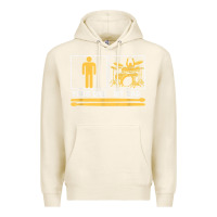 Tofu mens my dad is a drummer your dad not drum player father's day t shirt Premium Hoodie - SnappyArt