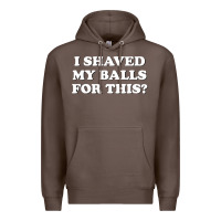 Coffee I Shaved My Balls For This The Premium Hoodie - SnappyArt
