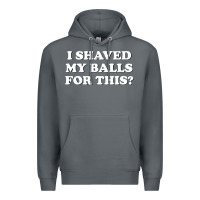 Rock I Shaved My Balls For This The Premium Hoodie - SnappyArt