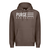 Coffee Purge And Purify Graphic Premium Hoodie - SnappyArt