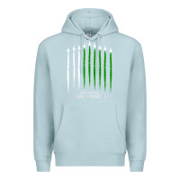 Blue Mist pakistan air force shirt   pakistani flag men women kids t shirt Premium Hoodie - SnappyArt