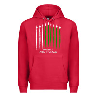 Cardinal pakistan air force shirt   pakistani flag men women kids t shirt Premium Hoodie - SnappyArt