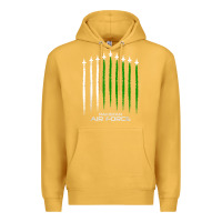 Mustard pakistan air force shirt   pakistani flag men women kids t shirt Premium Hoodie - SnappyArt