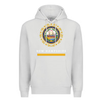 Dove Grey new hampshire state flag new Premium Hoodie - SnappyArt