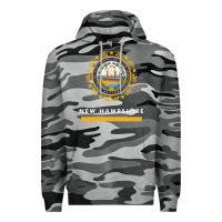 Slate Camo new hampshire state flag new Premium Hoodie - SnappyArt