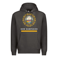 Smoke new hampshire state flag new Premium Hoodie - SnappyArt