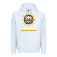 White new hampshire state flag new Premium Hoodie - SnappyArt