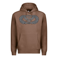 Chestnut Air Force Civil Engineer Badge Premium Hoodie - SnappyArt