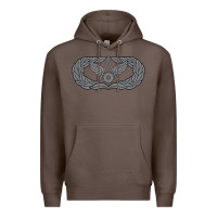 Coffee Air Force Civil Engineer Badge Premium Hoodie - SnappyArt