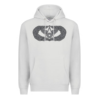 Dove Grey Air Force Civil Engineer Badge Premium Hoodie - SnappyArt