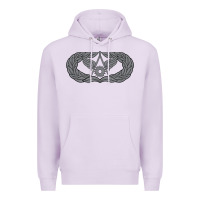 Lilac Air Force Civil Engineer Badge Premium Hoodie - SnappyArt
