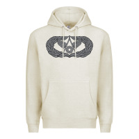 Oatmeal Heather Air Force Civil Engineer Badge Premium Hoodie - SnappyArt
