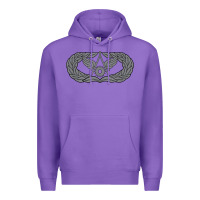 Purple Air Force Civil Engineer Badge Premium Hoodie - SnappyArt