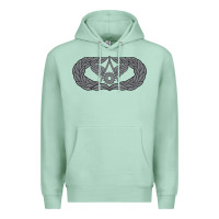 Seafoam Air Force Civil Engineer Badge Premium Hoodie - SnappyArt