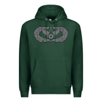 Sports Green Air Force Civil Engineer Badge Premium Hoodie - SnappyArt