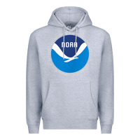 Heather Grey noaa national oceanic and atmospheric administrati Premium Hoodie - SnappyArt