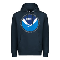 Navy noaa national oceanic and atmospheric administrati Premium Hoodie - SnappyArt
