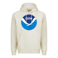 Oatmeal Heather noaa national oceanic and atmospheric administrati Premium Hoodie - SnappyArt