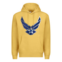 Antique Gold US Air Force USAF Premium Hoodie - SnappyArt