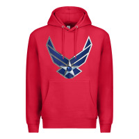 Cardinal US Air Force USAF Premium Hoodie - SnappyArt