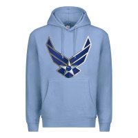 Colony Blue US Air Force USAF Premium Hoodie - SnappyArt