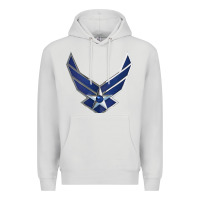 Dove Grey US Air Force USAF Premium Hoodie - SnappyArt