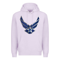 Lilac US Air Force USAF Premium Hoodie - SnappyArt