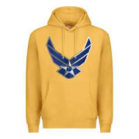 Mustard US Air Force USAF Premium Hoodie - SnappyArt