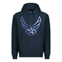 Navy US Air Force USAF Premium Hoodie - SnappyArt