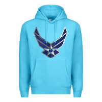 Ocean Blue US Air Force USAF Premium Hoodie - SnappyArt
