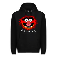 Black Muppets Animal Premium Hoodie - SnappyArt