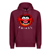 Burgundy Muppets Animal Premium Hoodie - SnappyArt