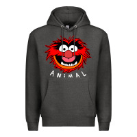 Charcoal Heather Muppets Animal Premium Hoodie - SnappyArt